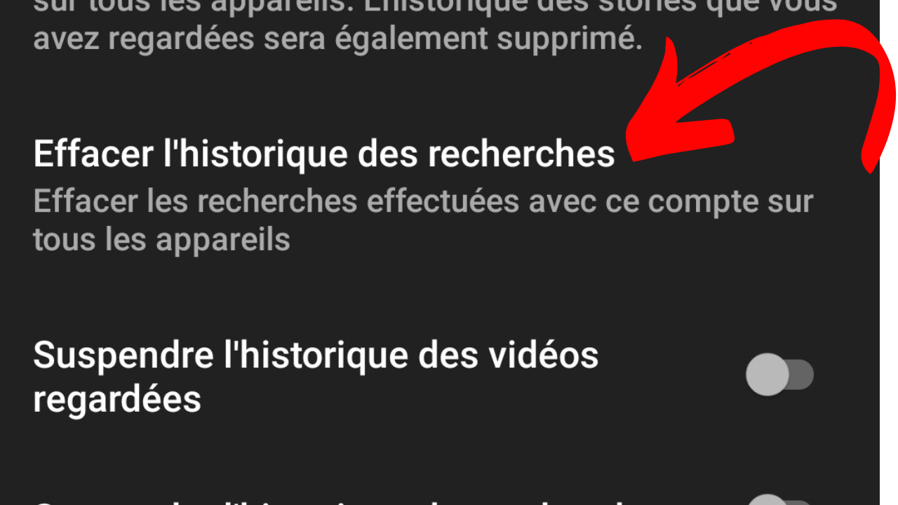 Mais est-ce une bonne idée d'effacer votre historique ?